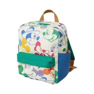 Imagem de Mochila De Lona Mickey Minnie Disney, Bolsa Escolar De Grande Capacida