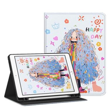 Imagem de Yzlvigrous Capa para ipad Mini 7 Gen 2024/ipad Mini 6 Gen 2021, Visualização em Vários Ângulos, Capa Fina de Suporte PU de 8.3 Polegadas com Despertar/sono Automático