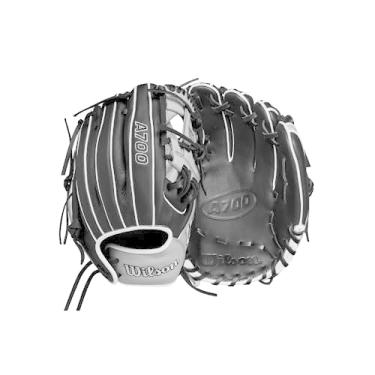 Imagem de Wilson Luva de beisebol 2024 A700 29.2 cm para campo interno - preto/prata/branco, arremesso para mão direita