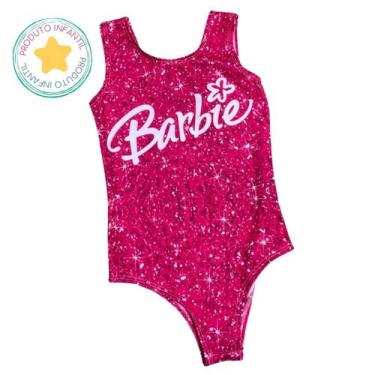 Imagem de Body Collant Infantil Estampa Barbie - Magic Sky, Rosa, 12