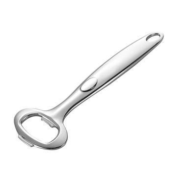 Imagem de Gobelieve Abridor de garrafa de cerveja com gancho para pendurar, design montável na parede para fácil armazenamento, inclui gancho grátis para pendurar convenientemente, liga de zinco durável