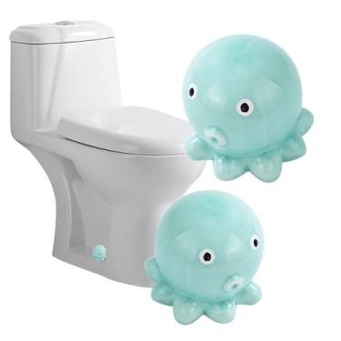 Imagem de INDKOPVA Tampas de parafuso de vaso sanitário decorativas, 2 peças tampas de tampa de parafuso de vaso sanitário de cerâmica para parte inferior dos parafusos de vaso sanitário acessórios de decoração