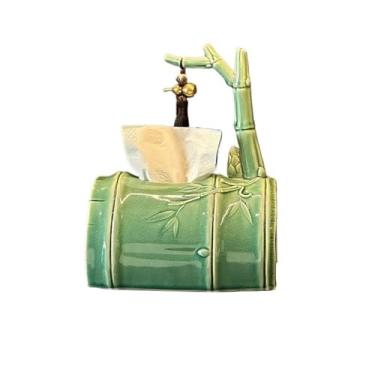 Imagem de Porta-lenços de papel higiênico organizador doméstico capa de resina chinesa para sala de estar banheiro suporte de caixa de lenços