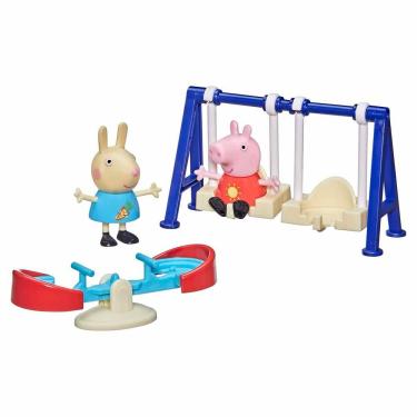 Imagem de Conjunto Cenário e Figuras - Peppa Pig - Parquinho - Hasbro