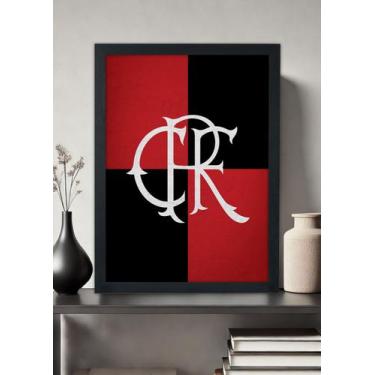 Imagem de Quadro Decorativo Flamengo O maior de todos - Com vidro Tamanho:21cm x