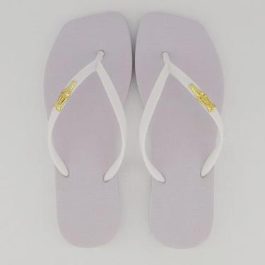 Imagem de Chinelo Coca Cola Square Feminino Branca-Feminino