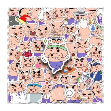 Imagem de Adesivos Buriburis Zaemons, vinil impermeável, anime, 50 unidades