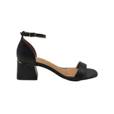 Imagem de Sandália Feminina Salto Médio Grosso Confortável Vizzano 6428104-Feminino