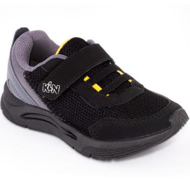 Imagem de Tênis Klin Infantil Menino Menina New Sport Original, Preto, 22