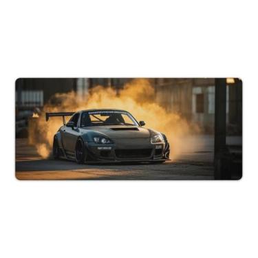 Imagem de HouLaiZhe Drift Sports Car S2000 JDM Modificado Gaming Mouse Pads JDM Car Desk Pads Grandes Mousepads para Desktop Teclado Computador Mat40x90cm