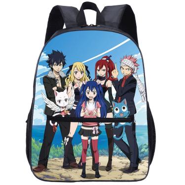 Imagem de Mochila escolar Fairys Tails Anime para crianças