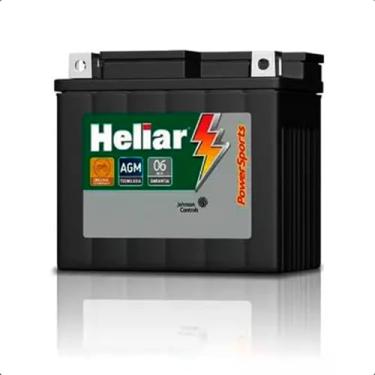 Imagem de Bateria Moto Htz6l Biz 110/125 Cg 125/150 Heliar 5ah Selada