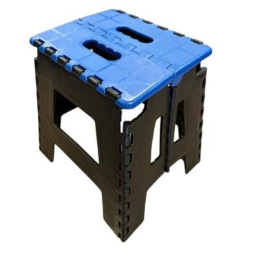 Imagem de Banqueta Banquinho Dobrável De Plástico Até 100 Kg Resistente multiuso banquinho banheiro para Churrasco, Festas e Eventos(SORTIDO,KIT4 BANCOS)