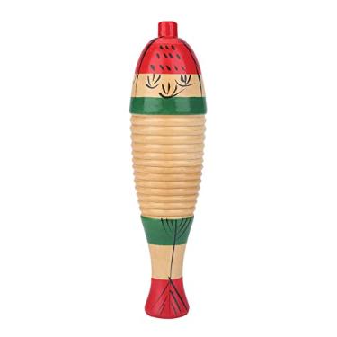 Imagem de Luqeeg Instrumento de Percussão Guiro de Madeira Colorido para Crianças, Brinquedo Infantil Com Som Claro para Desenvolvimento de Talentos Musicais, Instrumento Musical Infantil