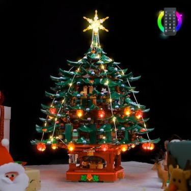 Imagem de BrickBling LED Light Compatible with Lego Family Christmas Tree Decoration 41843 - Light Up Your Christmas Tree, Add Festive Magic (Warm White Version)