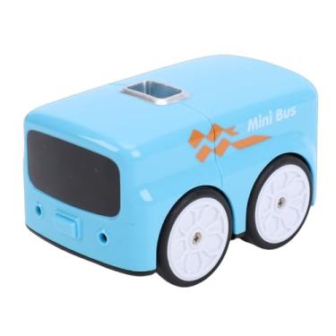 Imagem de Depisuta Ônibus de brinquedo de controle remoto, 4 Modos Inteligentes Interativos Sensor infravermelho Controle Gestual Inteligente RC ônibus brinquedo com luz de expressão LED (Blue)