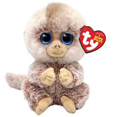 Imagem de Ty Beanie Bellie Stubby -Tan Monkey - 6 inch