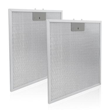 Imagem de Filtro de exaustor WA0575 de 36 cm x 33 cm, compatível com pirâmide de 76 cm Vissani ou capô de parede, filtro de ventilação de malha de alumínio de 5 camadas (pacote com 4)