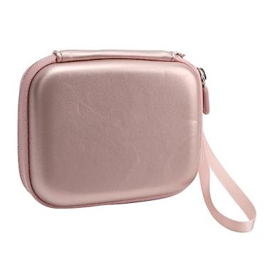Imagem de aqxreight Bolsa Protetora para Câmera Bolsa de Couro PU para Câmera Digital Estojo Rígido para Link Liplay Blush Gold você Pode Mini Cabo L Protetora para Estojo Rígido para CâmeraProtetor de
