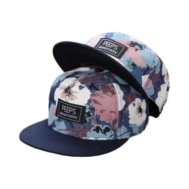 Imagem de Boné De Beisebol Masculino Ajustável Com Aba Reta, Bordado Hip-hop, Ch