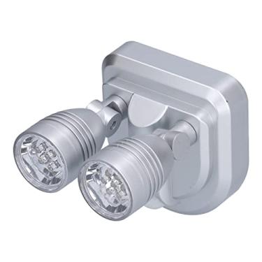 Imagem de Hyuduo Luz Noturna LED Ajustável de Cabeça Dupla Com Sensor de Movimento Com Indução Infravermelha para Salas, Armários e Corredores