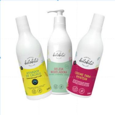 Imagem de Kit de Finalizadores BetoBita - Creme de Pentear/ Geleia Modeladora e 