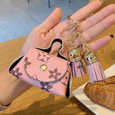 Imagem de Carteira feminina pequena de couro sintético, porta-cartões de crédito resistente à água, Rosa F, Clássico