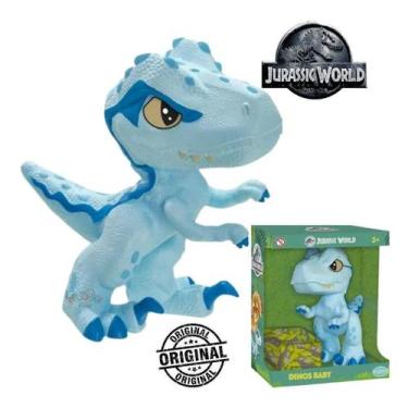 Imagem de Boneco Dinossauro Velociraptor Blue Dinos Baby Jurassic World Pupee, A