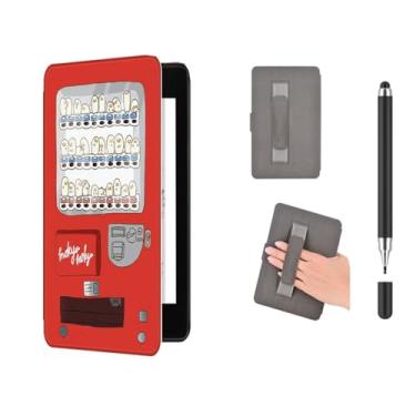 Imagem de Akacy Capa de TPU leve com estampa pintada com alça de pulso para Kindle Paperwhite 6.0 (Geração 2022/2024, números de modelo C2V2L3 e RS23CV), fina e leve (18)