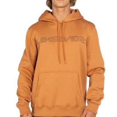 Imagem de Moletom Quiksilver Canguru Word Block WT25 Masculino-Masculino
