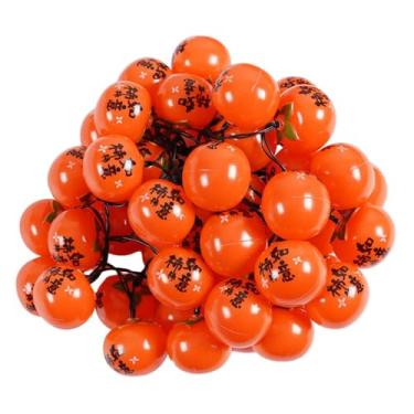 Imagem de IEUDNS Luz de Caqui, Ornamento de Caqui da Sorte, Iluminação Criativa e Festiva Decorativa para Ambientes Externos e Internos, Decoração de Jardim para as, 5cm 10m 80 Palavras de Led