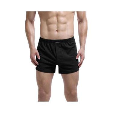 Imagem de Cuecas Boxer Masculinas De Algodão Soltas Para O Verão, Shorts Confort