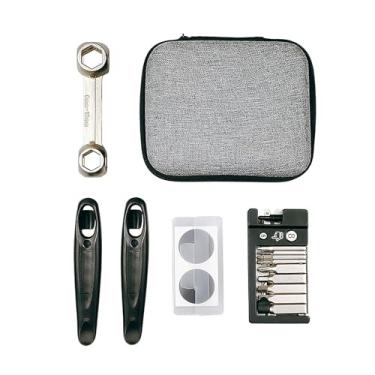 Imagem de Conjunto de kit de ferramentas de reparo de bicicletas Ainoli Ferramentas multifuncionais portáteis para manutenção básica e de mountain bike Reparação de pneus Ajuste de raio (BT079X)