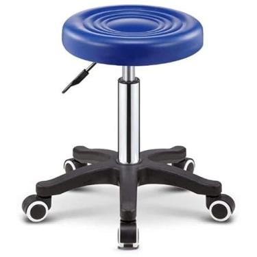 Imagem de SGeneE Banquetas giratórias com rodas Banquetas de barra resistentes banqueta de bar simples banqueta de bar retrô banco de bar moderno banco de bar giratório banquinho alto criativo para bar de