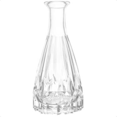 Imagem de Mini Vaso De Vidro Lapidado Decorativo Plantas Flores 15cm