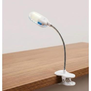 Imagem de Luminaria De Mesa Com Garra Presilha Articulavel Sala Trabalho Escritorio Abajur