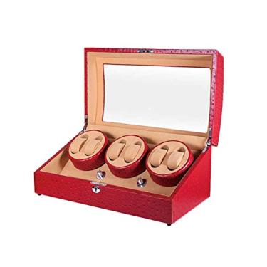 Imagem de HHHJQFAAT Enrolador automático de relógio, caixa de relógios mecânicos 6 + 7, motor silencioso - 5 modos de rotação