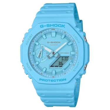 Imagem de casio G-Shock GA2100-2A2 Relógio analógico digital azul, Moderno