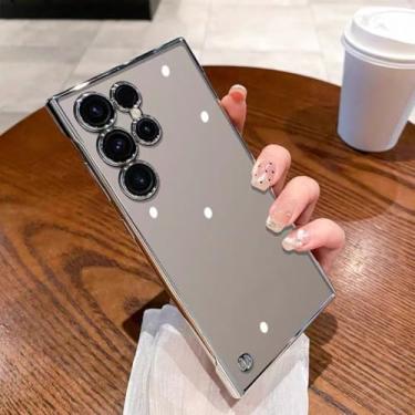 Imagem de Capa transparente de luxo sem moldura para Samsung Galaxy S25 S24 Plus S23 S22 Ultra com sistema de resfriamento (para S24 Ultra/SL)