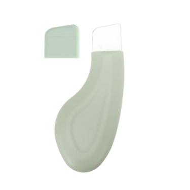 Imagem de Removedor de cravos, raspador de cravos de nariz de silicone, espátula de poros de pele de limpeza profunda, espátula facial, verde