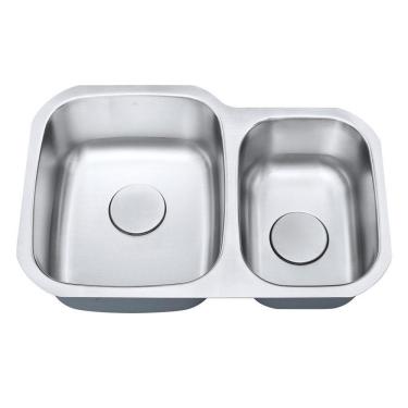 Imagem de Cuba de Cozinha Aço Inox 1mm Escovado C201-p 68.5x45,8x20,3cm