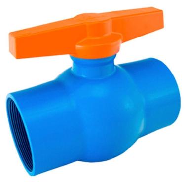 Imagem de Registro Esfera Roscavel 2 Polegadas Irrigação Azul Viqua