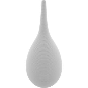 Imagem de Vaso Decorativo Enfeite Casa Cerâmica 38x38x38cm Branco