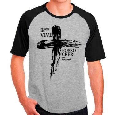 Imagem de Camiseta gospel jesus moda evangélica camisa masculina lançamento 06 -