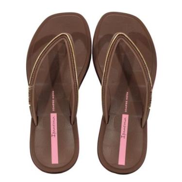 Imagem de Chinelo Ipanema 27398 Glow Marrom, M, Marrom, Dourado, Rosa, 37