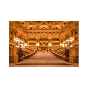 Imagem de Painel de Lona Escadaria Dourada - Fabrika de Festa, 400x200cm