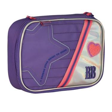 Imagem de Estojo Box Rebecca Bonbon Shine Holográfico Escolar Lilás