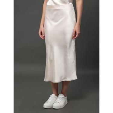 Imagem de Saia Midi Acetinada Calvin Klein Jeans-Feminino