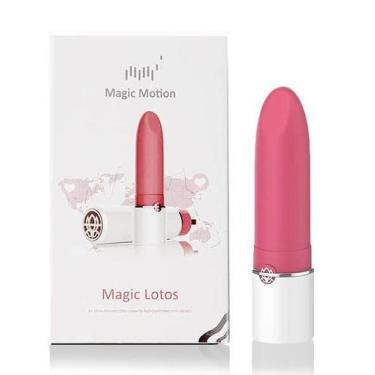 Imagem de Power Bullet Recarregável Magic Lotos - Formato de Batom Silicone Soft