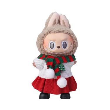 Imagem de Conjunto De Natal Labubu Com Roupa Vermelha Para Bonecas V1 V2 V3 - Pr